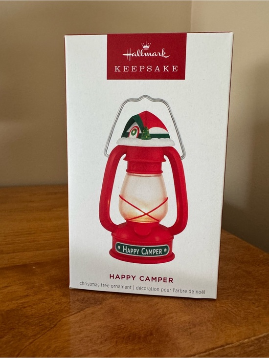 Hallmark Other - Hallmark ‘Happy Camper' Red Lantern Ornament NIB